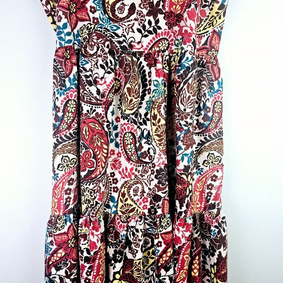 Brand of Gypsies BOG Collection Stretchy Strap Tiered Maxi Summer Dress, Sz M - Picture 4 of 11